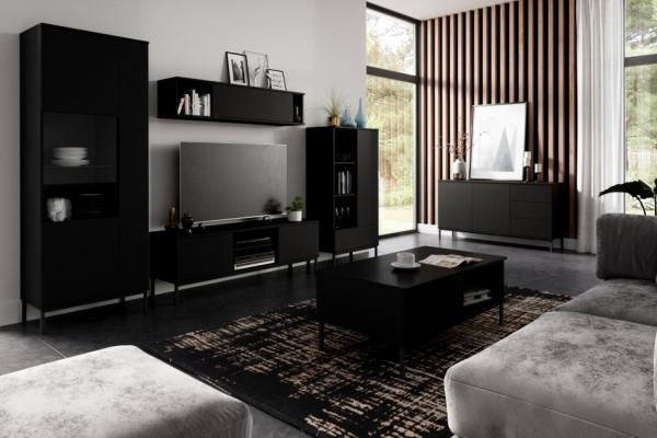 Kommode ERISTO schwarz für Wohnzimmer | www.artigo.at